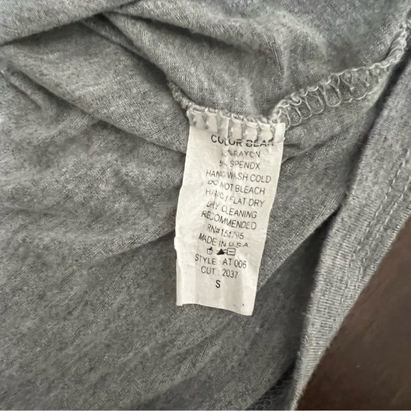 Color Bear Day Tripper Grey Soft Knit Sleeveless Tank top Small - Picture 4 of 4